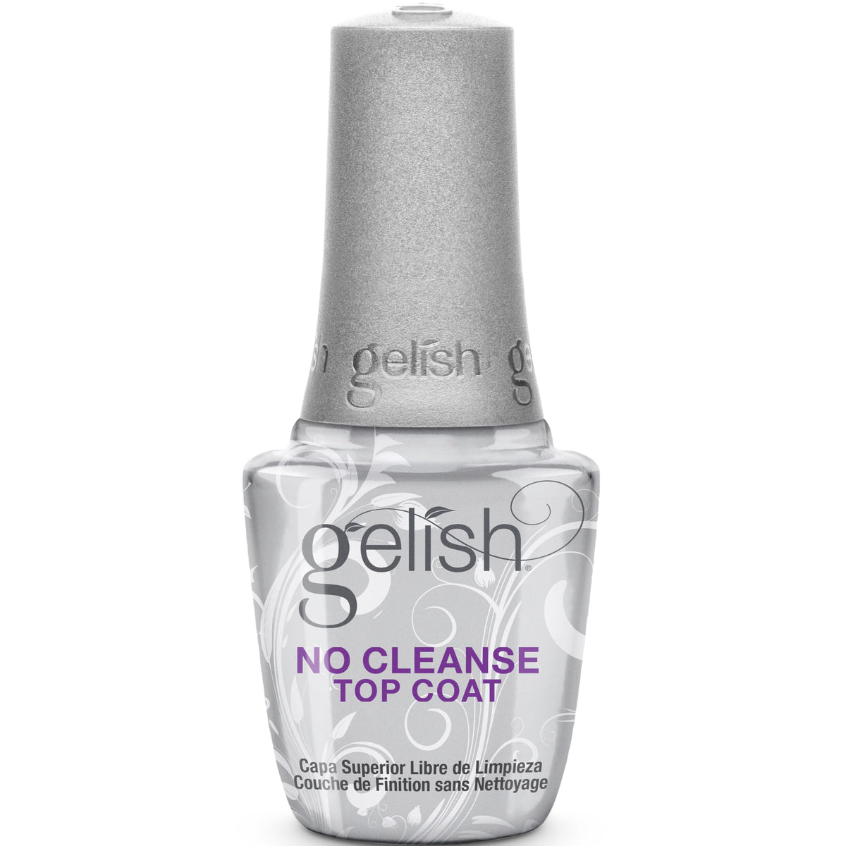 Gelish capa superior sin limpieza con brillo intenso para uñas