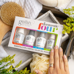 Gelish Fantastic Four Top It Off Sealer Gel offers a glossy, chip-free finish