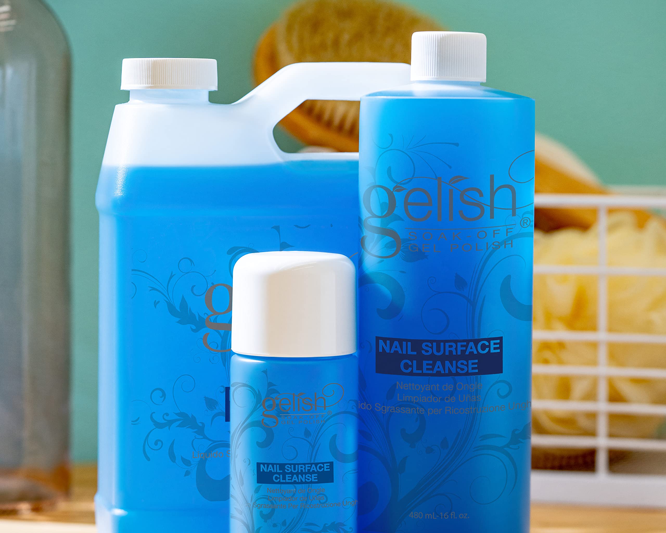 Gelish Nail Surface Cleanse uses a skin-safe formula for comfortable use.