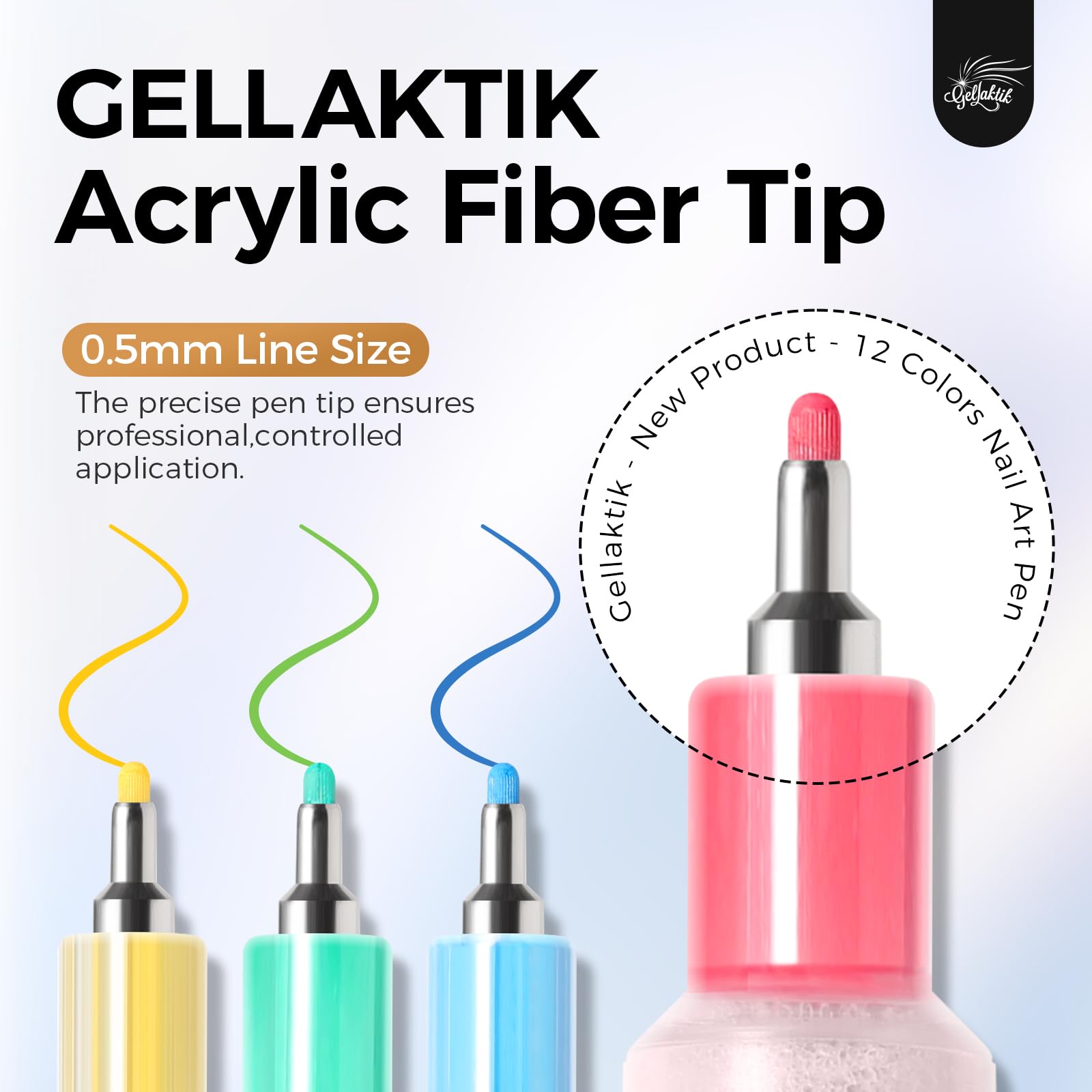 GELLAKTIK arte en uñas con detalles finos y acabado limpio.