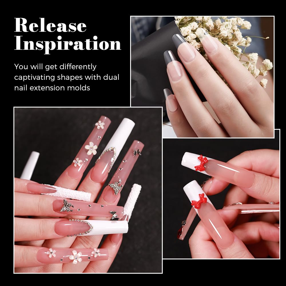 GELLAKTIK French tip stickers designs for elegant French manicure accents.