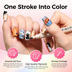 GELLAKTIK long-lasting vibrant colors that stay bold on nails.