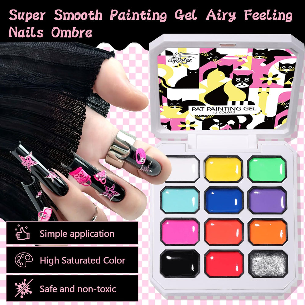 GELLAKTIK, pegatinas de arte para uñas para decorar y personalizar.
