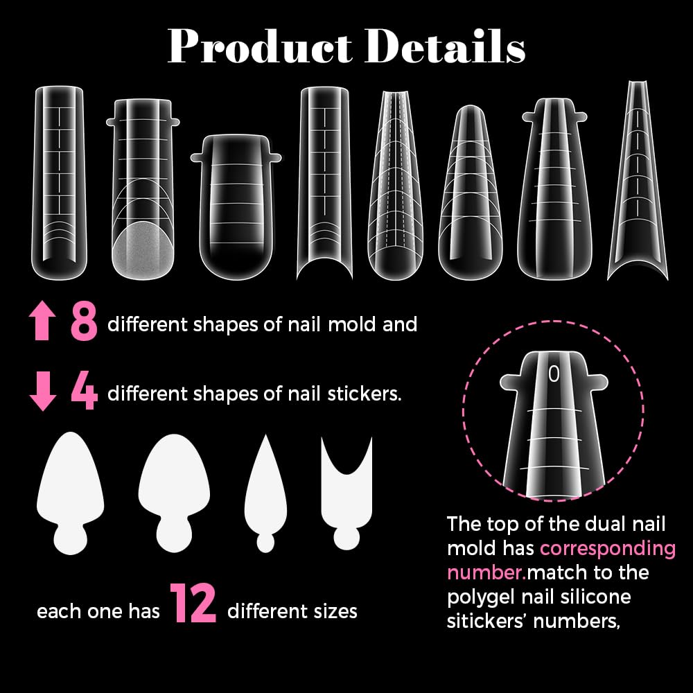 GELLAKTIK silicone tips are flexible and gentle for nail extensions removal.