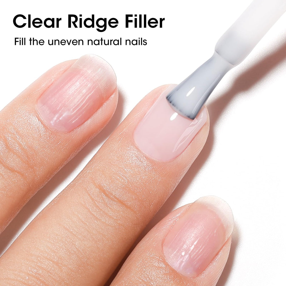 Nails after reveal smoother texture and even color