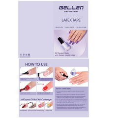 Protector de cutícula GELLEN mejora líneas limpias en diseños.