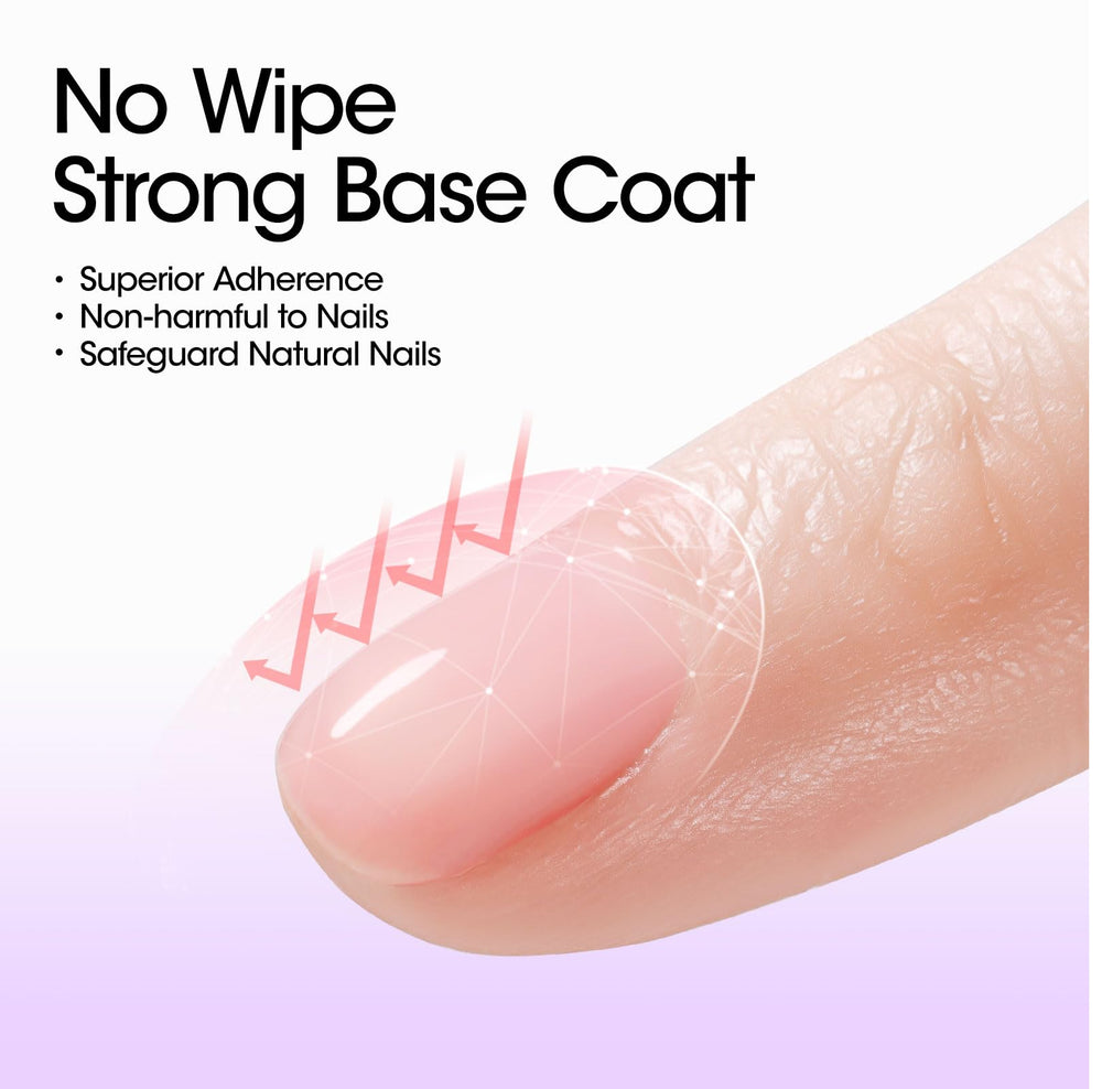 GELLEN base coat brush close-up shows smooth application for even coverage.