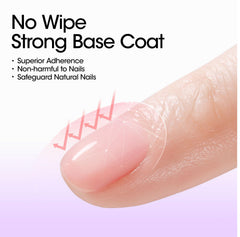 GELLEN base coat brush close-up shows smooth application for even coverage.