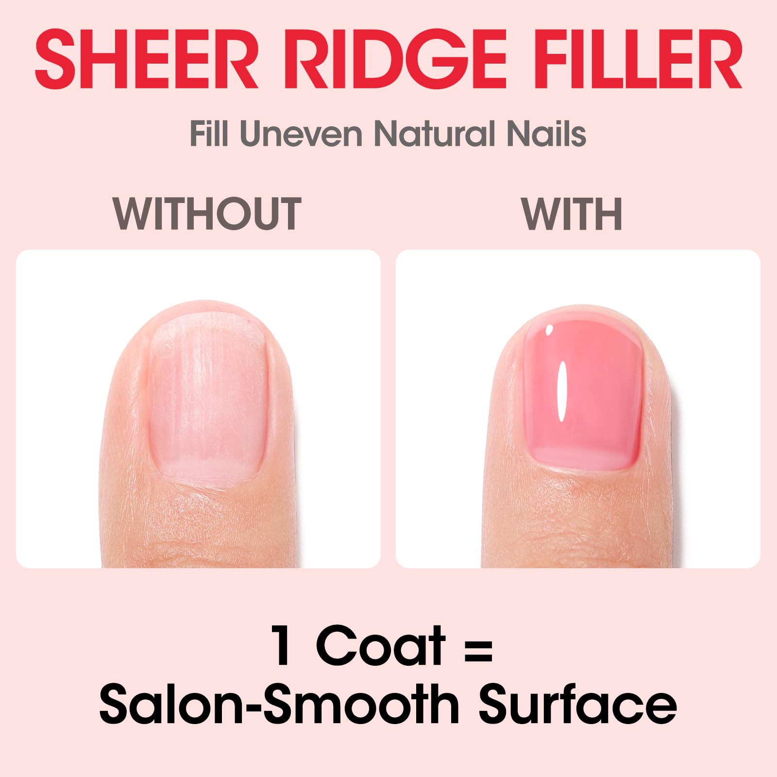 GELLEN Concealer para uñas tono natural: corrige imperfecciones con acabado sutil.