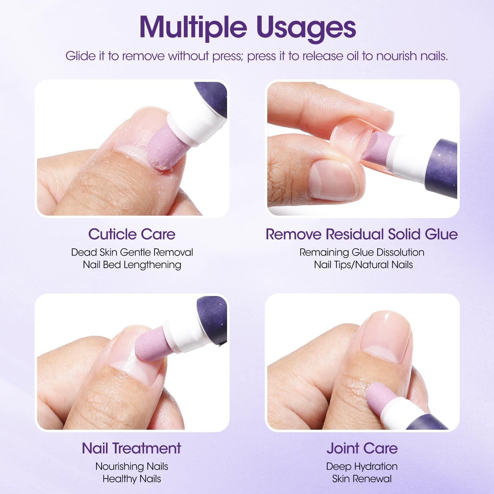 GELLEN nourishes cuticles to prevent brittleness and cracking.