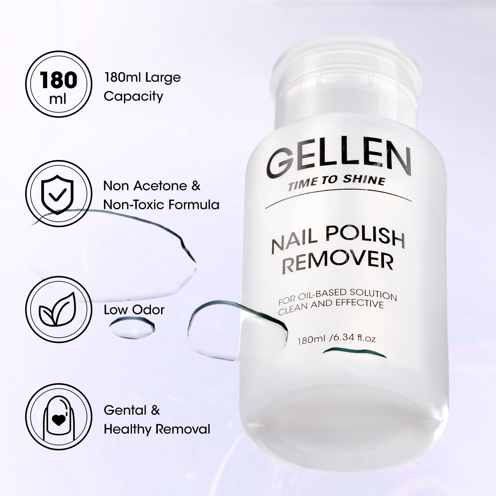 GELLEN dust-proof cover keeps remover fresh and contamination-free.
