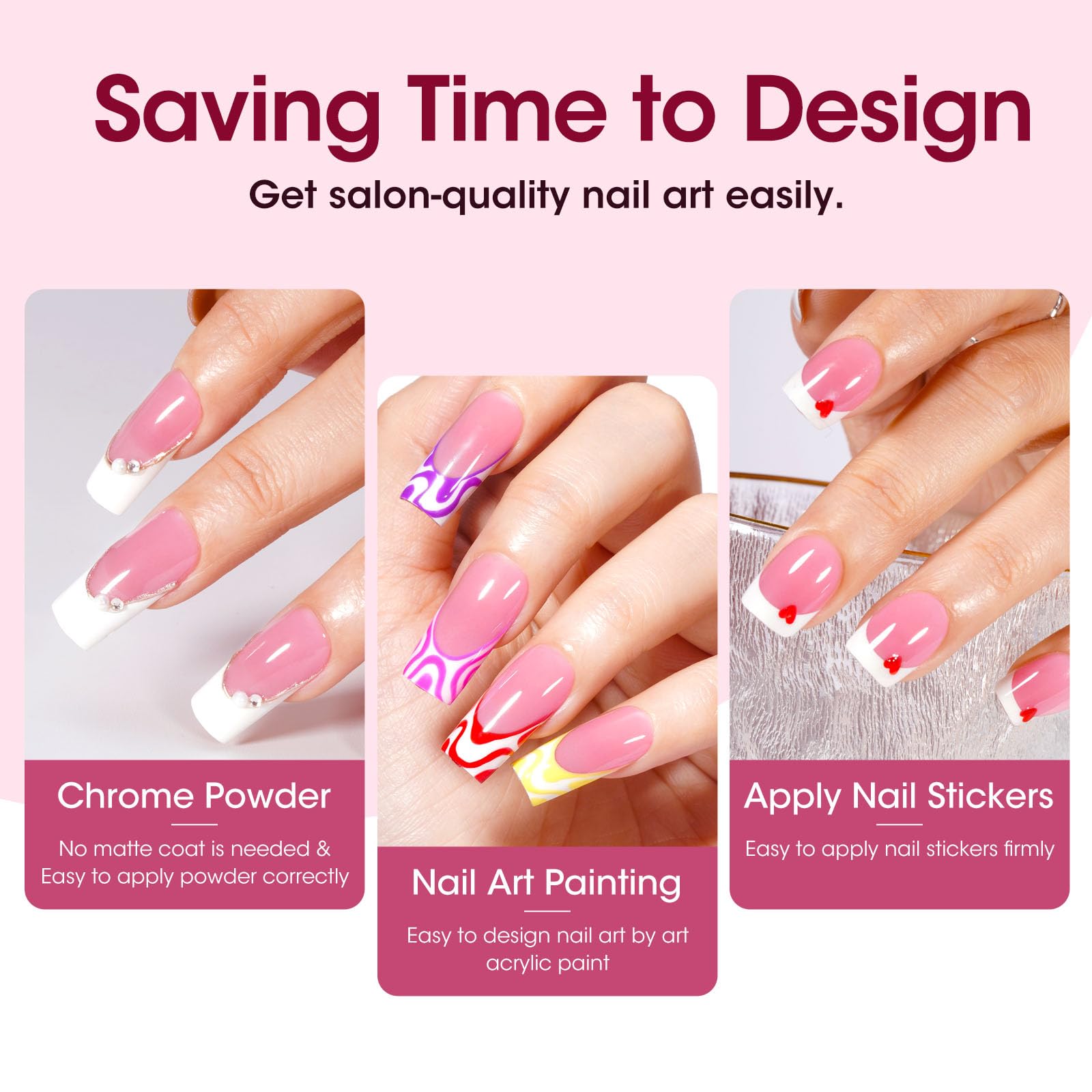 Gellen easy-to-use gel tips for quick, professional-looking manicures.
