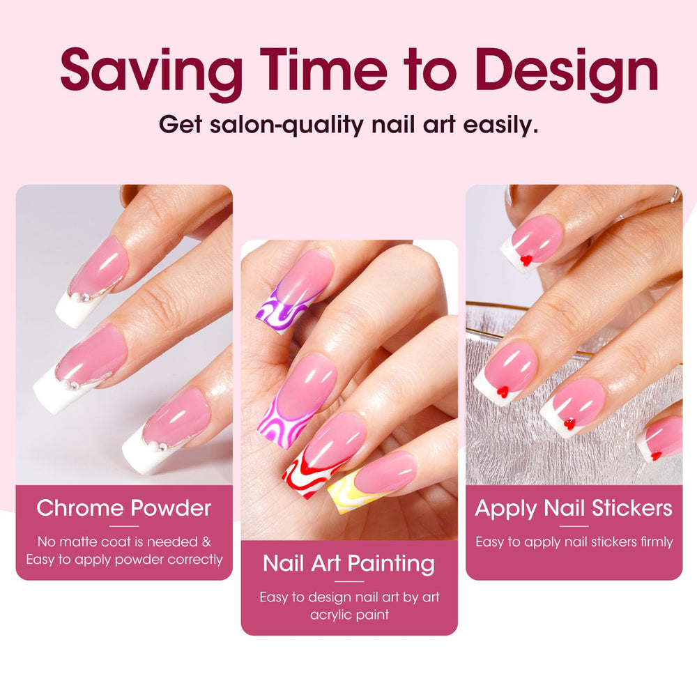 Gellen easy-to-use gel tips for quick, professional-looking manicures.