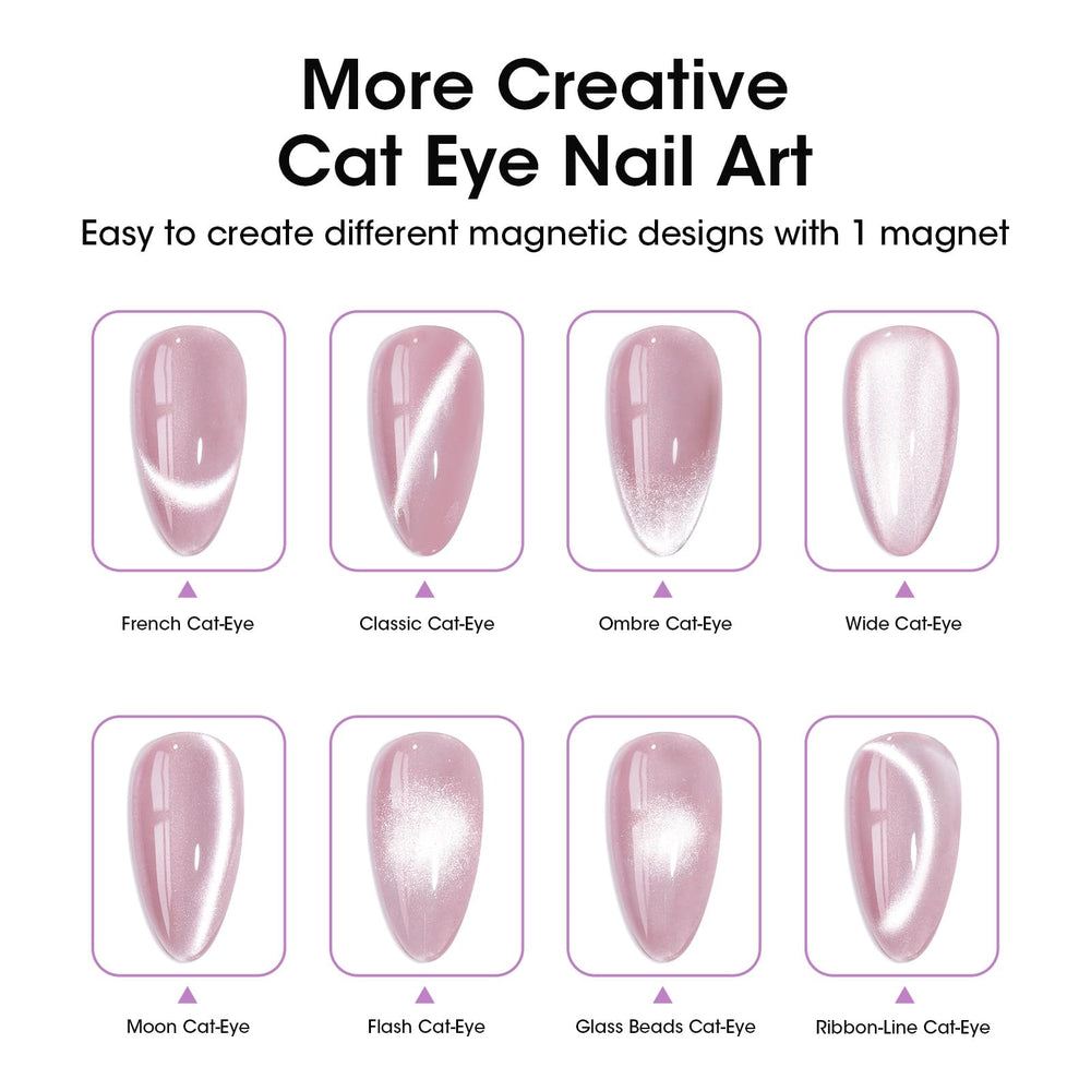 GELLEN efecto ojo de gato aurora, ondas luminosas para un acabado llamativo.