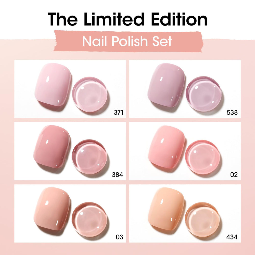 GELLEN Esmalte nude set color 02 para uñas lisas y duraderas