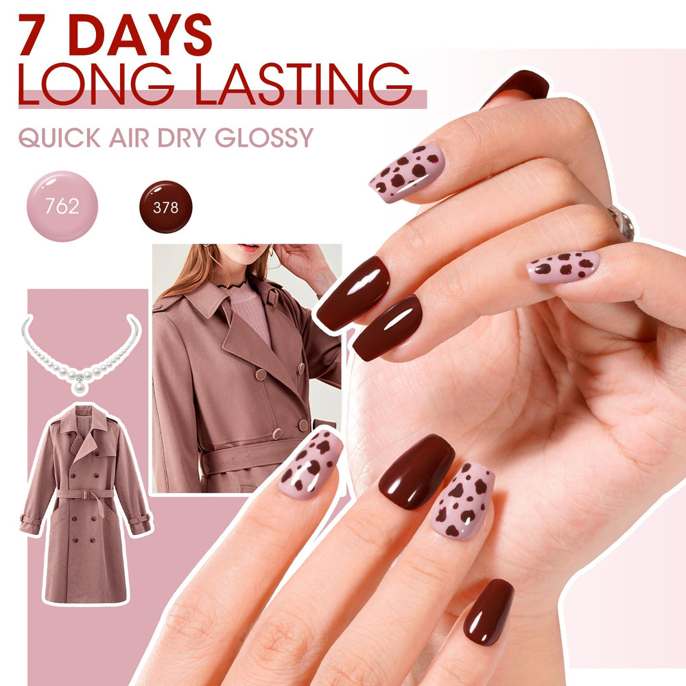 GELLEN esmalte rojo deslumbrante en frascos, tono ideal para uñas de gala.