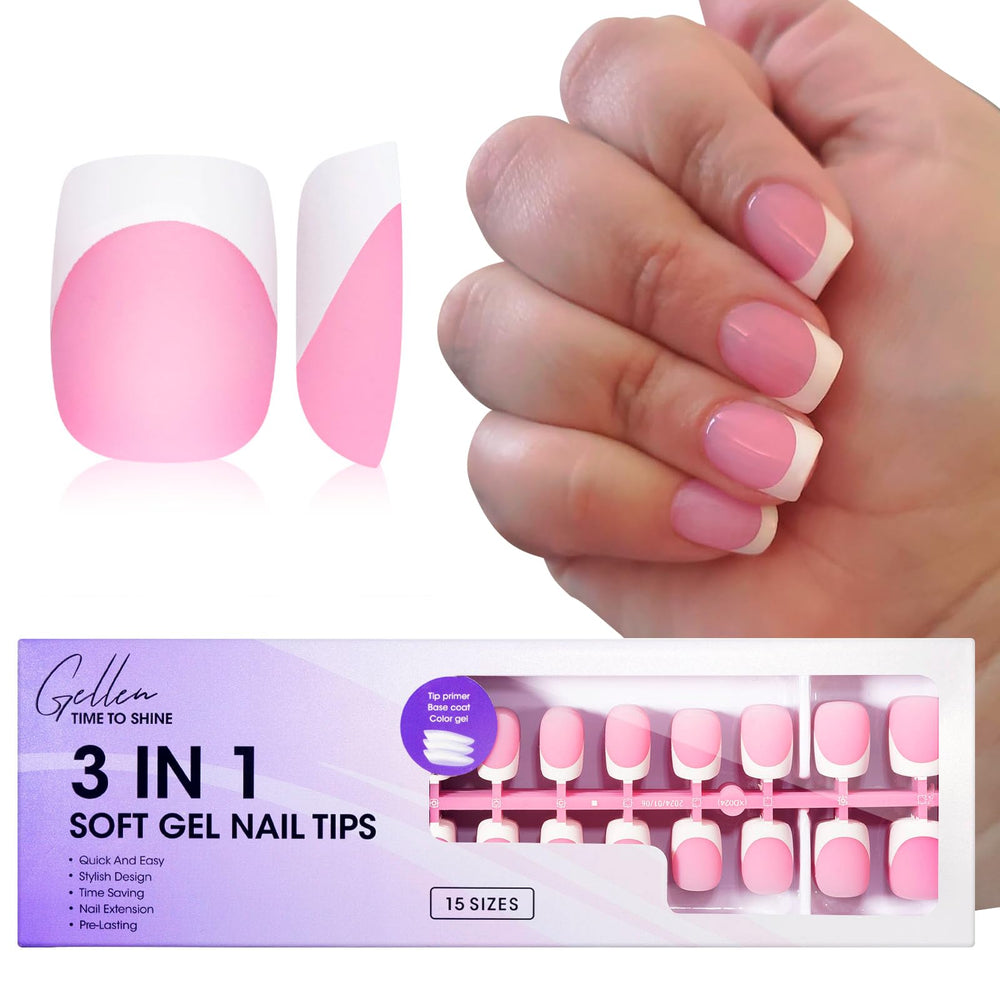 GELLEN French Tip press-on nails 150 pcs for quick salon-like at-home manicure