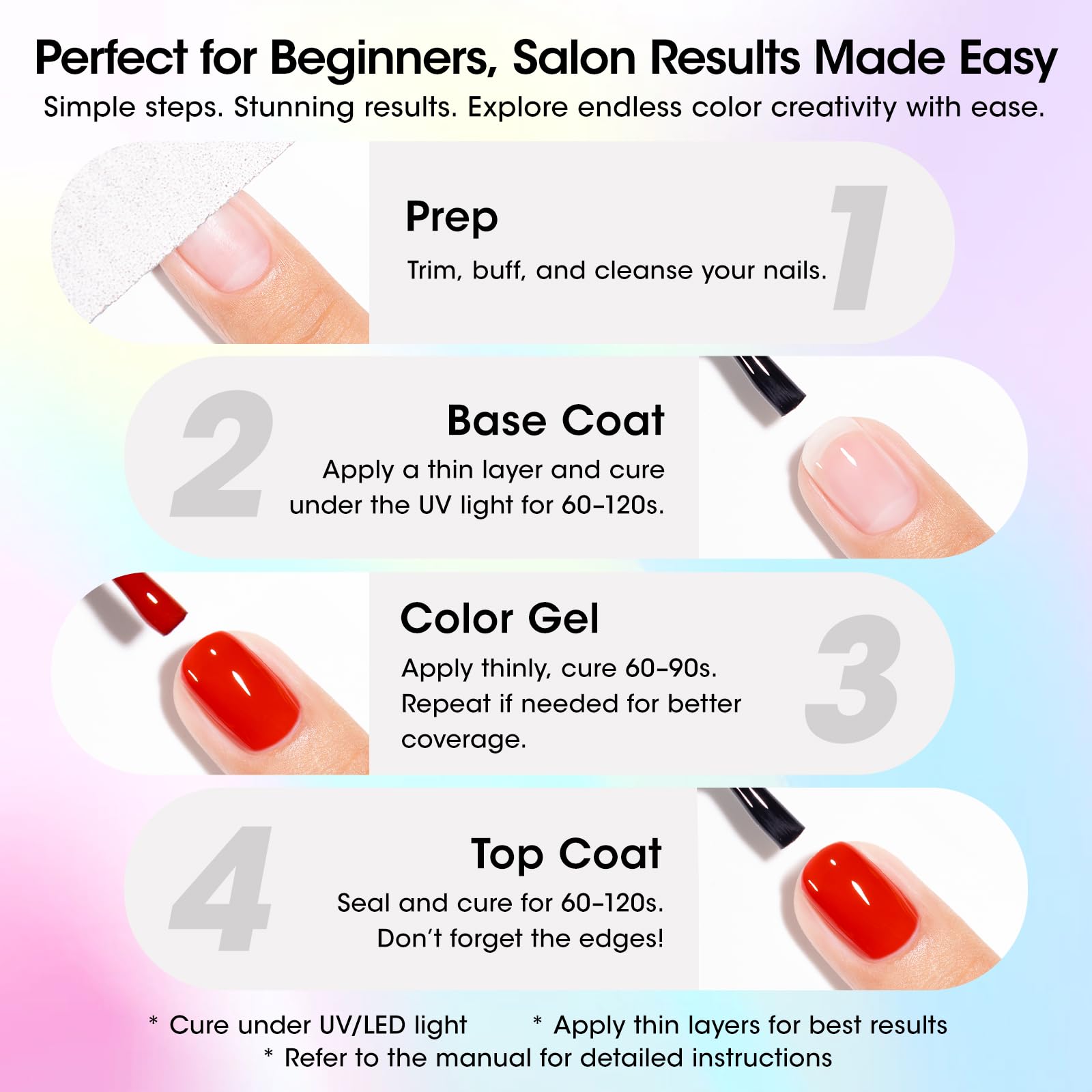 GELLEN kit ideas uñas para creatividad y looks