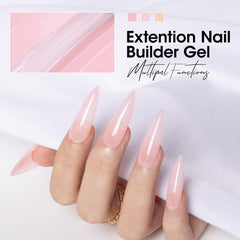 GELLEN Kit color blanco, ideal para extensiones limpias y modernas.