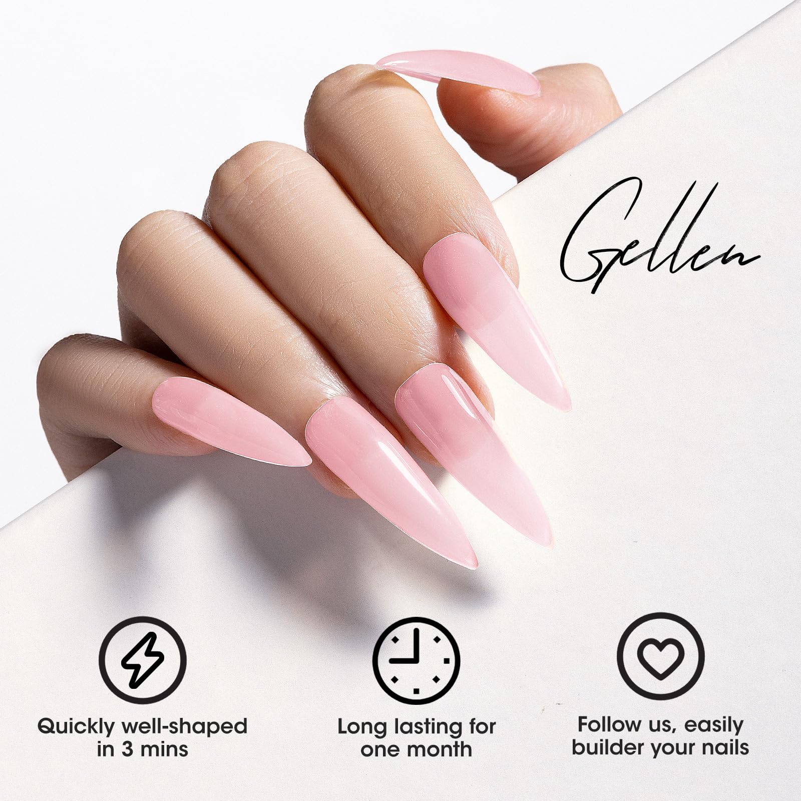 GELLEN Kit curado con luz ultravioleta para endurecimiento rápido.