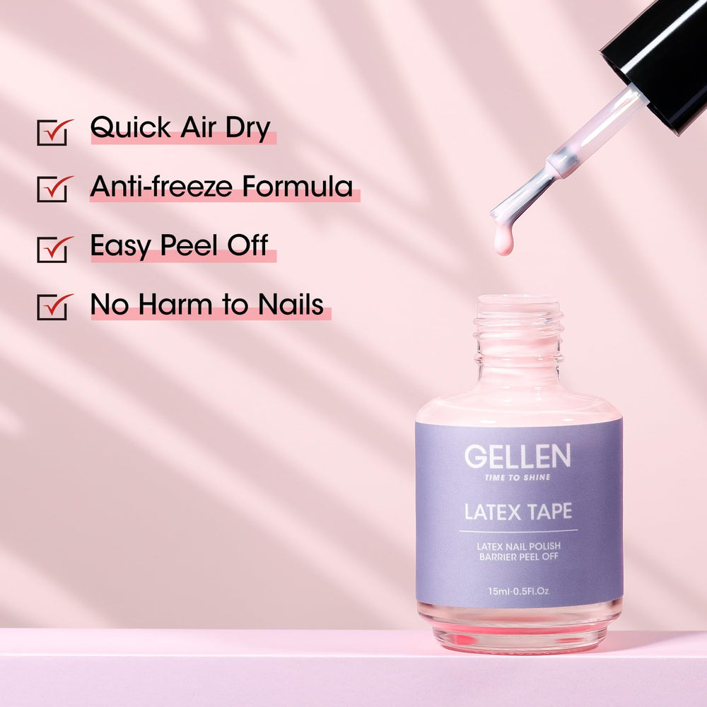 Barrera anti-manchas de esmalte para la cutícula de GELLEN.
