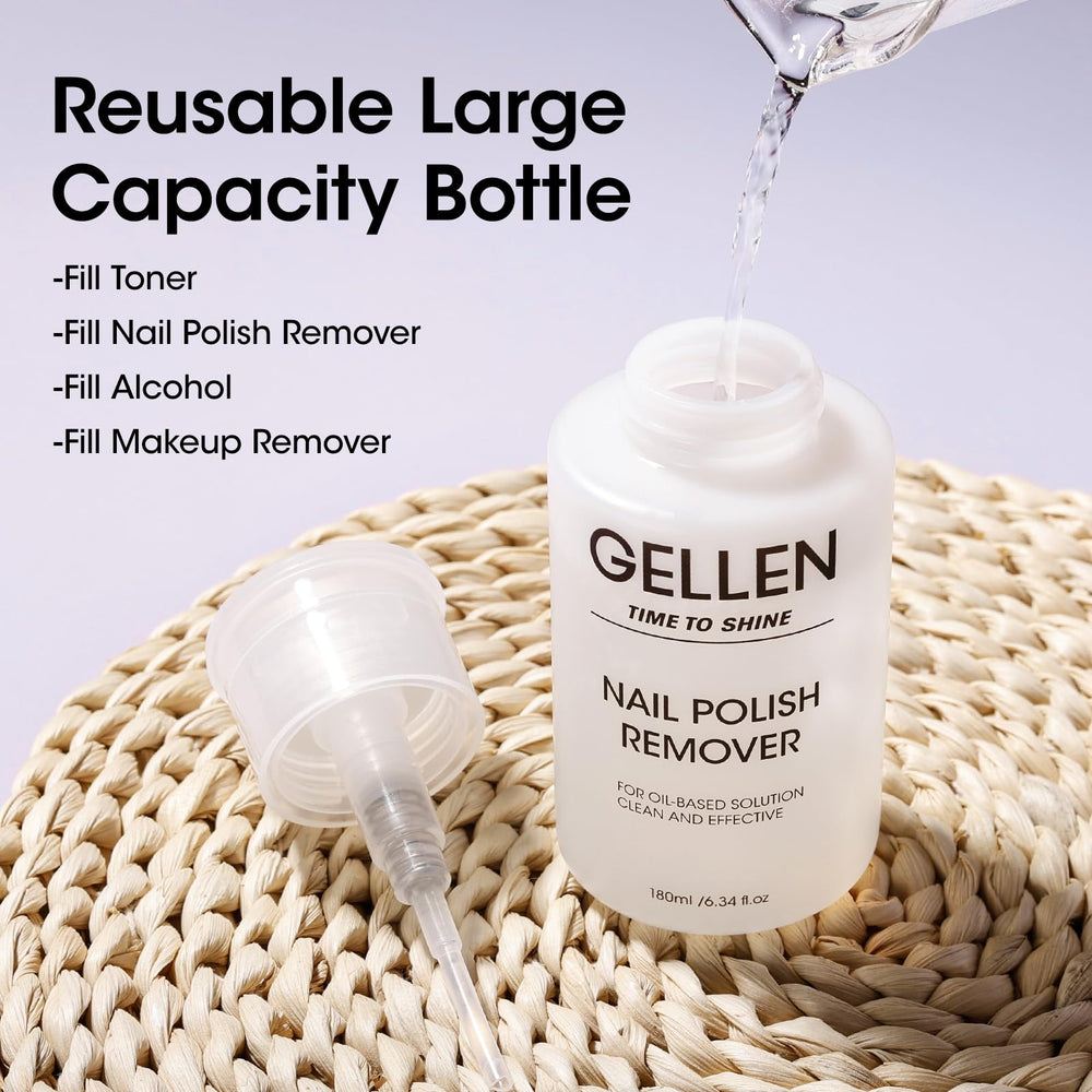 GELLEN light scent enhances comfort during polish removal.