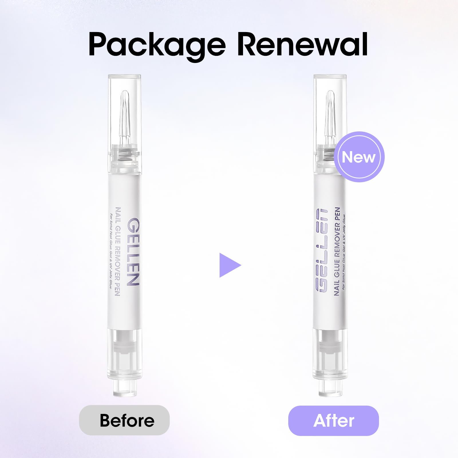 GELLEN Nail Glue Remover Pen offers safe post-removal nail care
