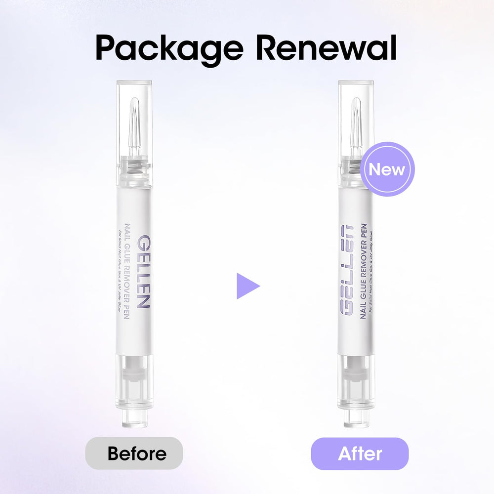 GELLEN Nail Glue Remover Pen offers safe post-removal nail care