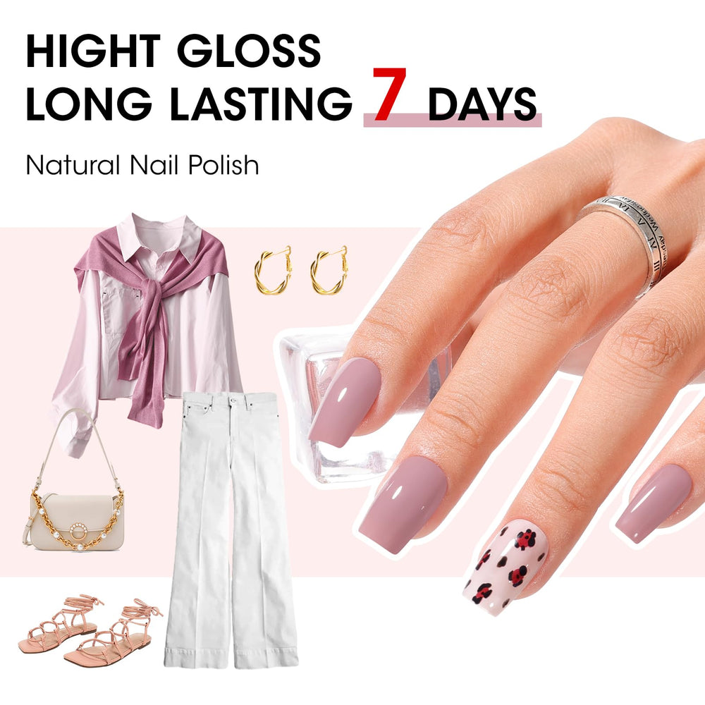 GELLEN dusty rose shade close-up bottle for chic fall nails.