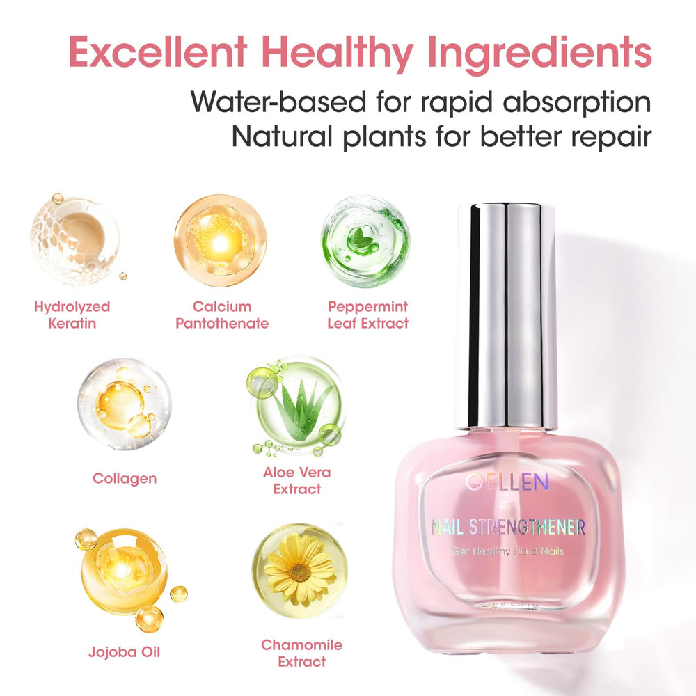 GELLEN Nail Ridge Filler close-up smoothing nail surface