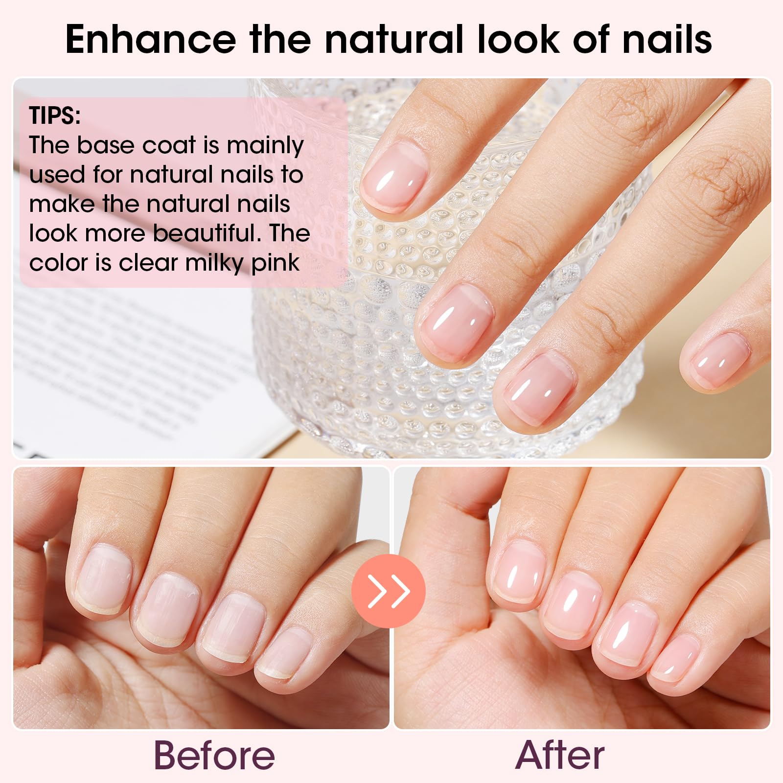 GELLEN nail-strengthener calcium formula reinforces thin nails.