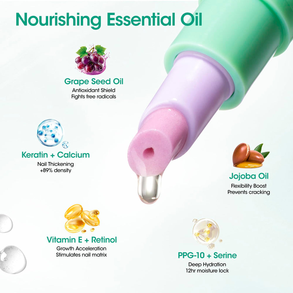 GELLEN Natural blends infusion for gentle nail care on the go.