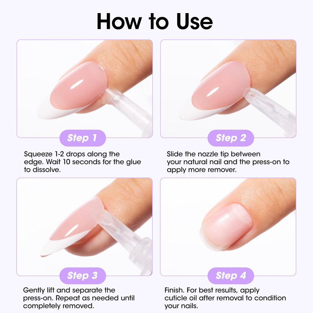 Not for light-cured gel polish—usage guidelines with GELLEN remover.