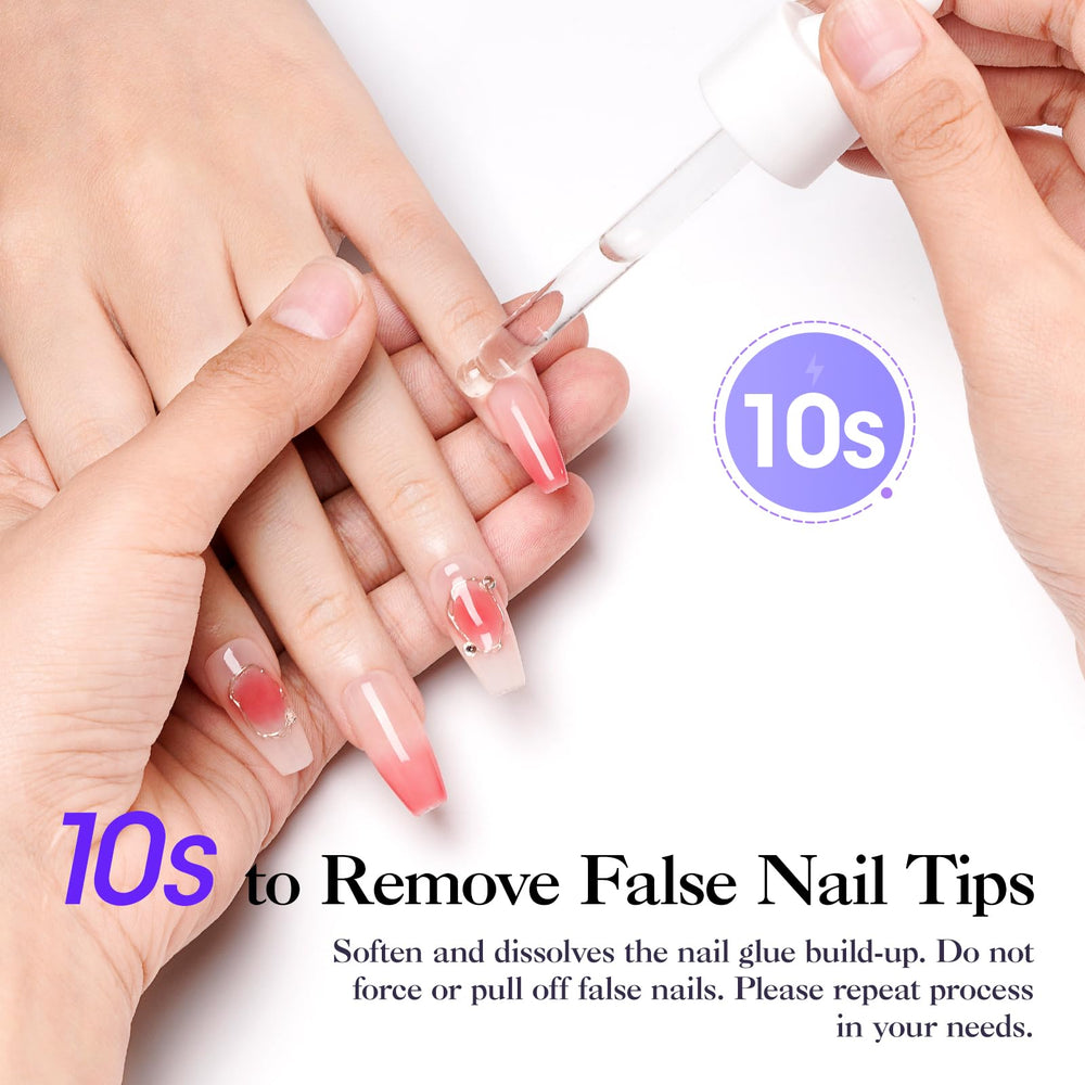 GELLEN protege uñas naturales durante retirada suave.