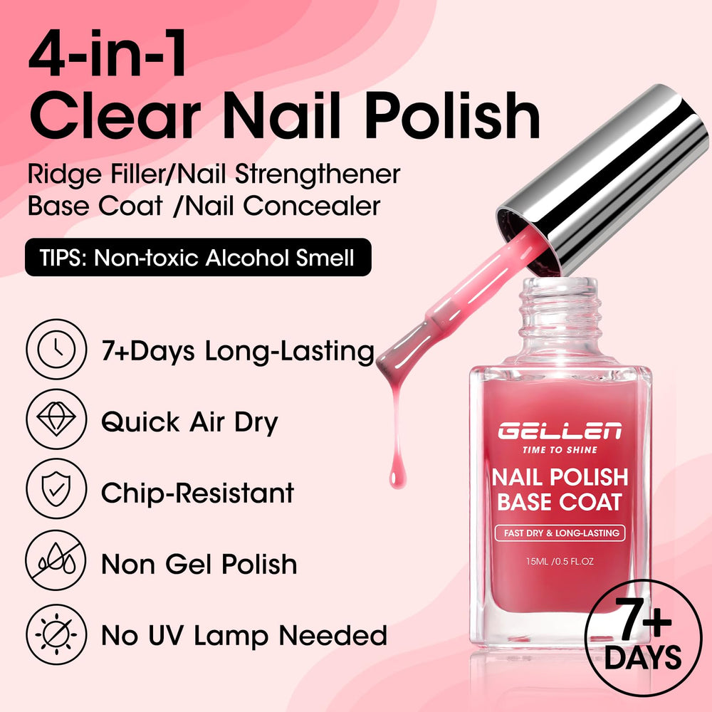 GELLEN Relleno de surcos en uñas: suaviza irregularidades y superficie lisa.