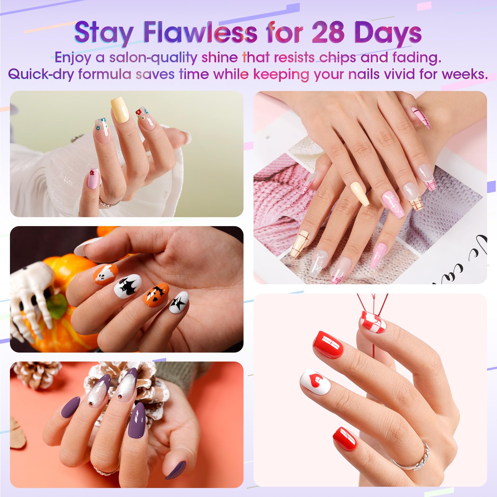 GELLEN remover pads and accessories for easy DIY nails