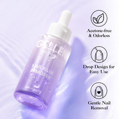 GELLEN removedor UV para uñas, retiro seguro de adhesivo.