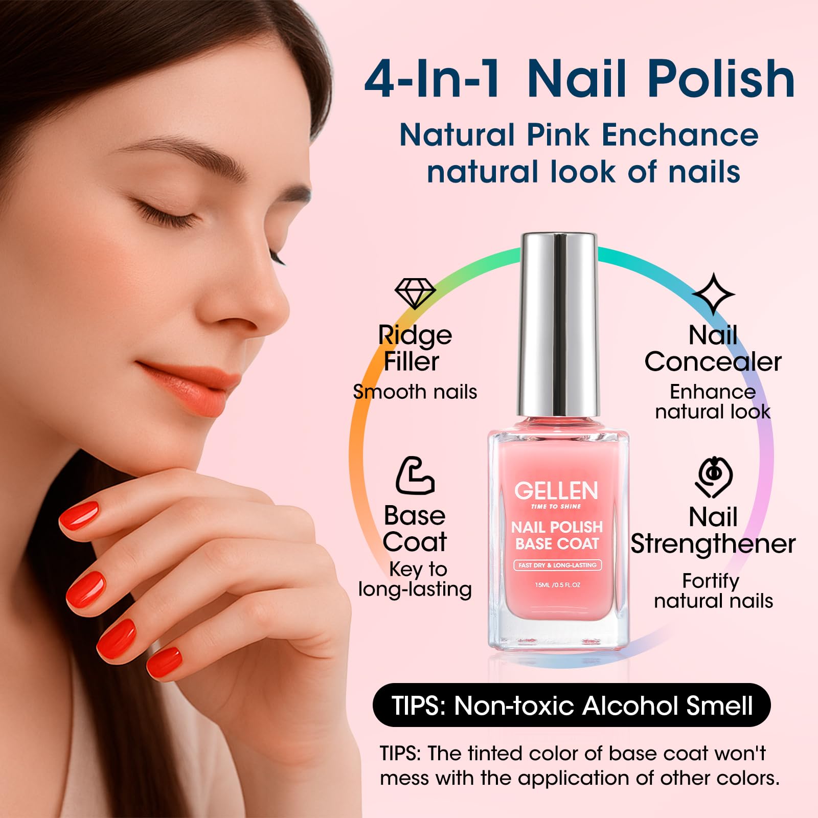 GELLEN ridge filler concealer swatch provides subtle texture correction.