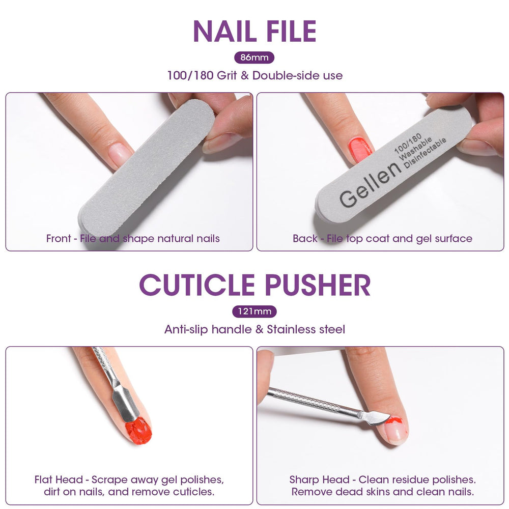 GELLEN uso salón casa remover esmalte y gel fácilmente