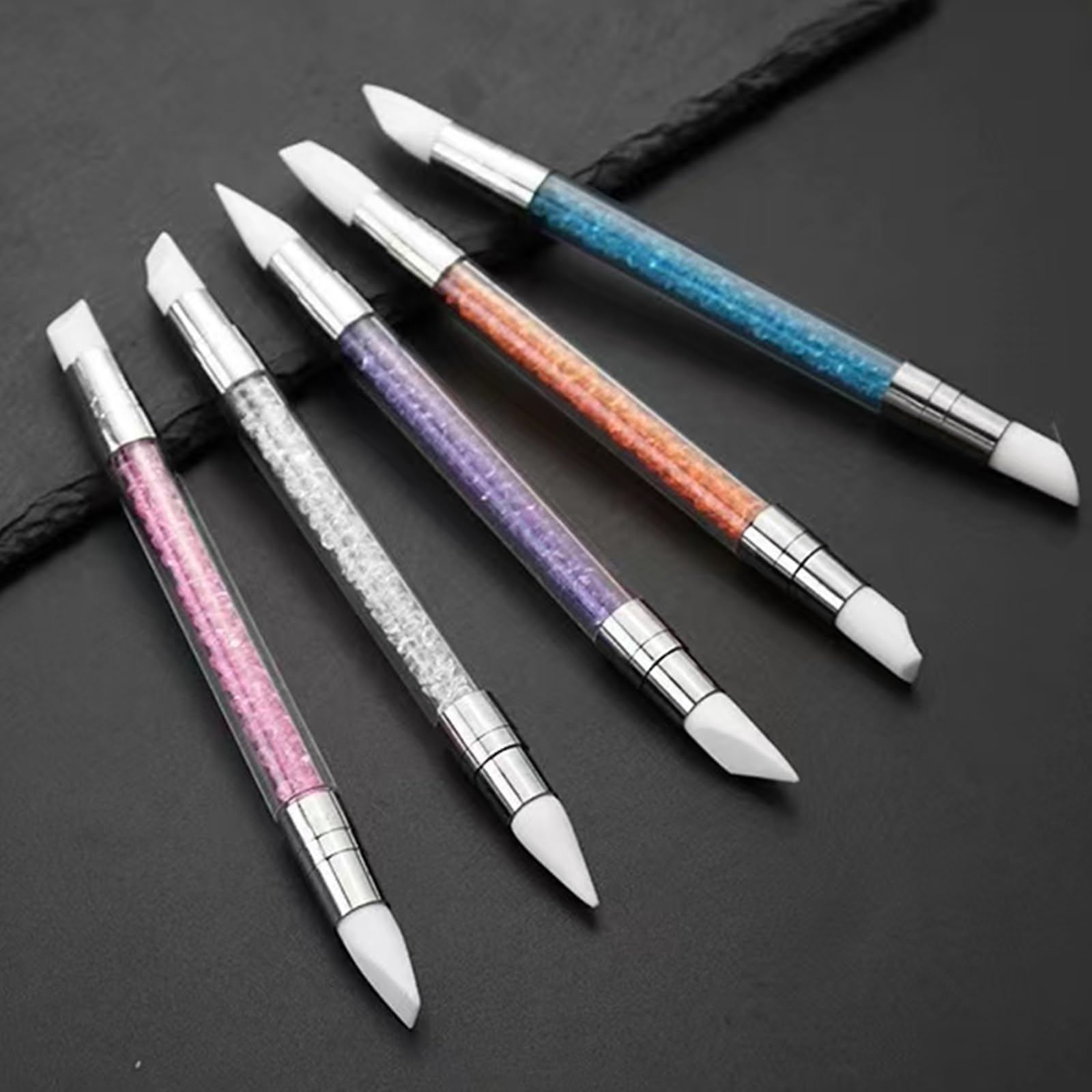 GEMBITYFUL silicone pen set designed for easy cleaning after use.
