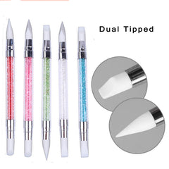 GEMBITYFUL crystal-decor acrylic tube adds style to nail tools.