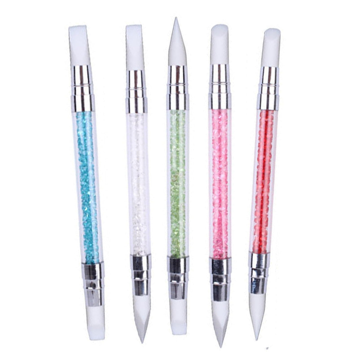 GEMBITYFUL nail art silicone pen with handle detail for precise carving at home.