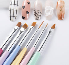 GEMBITYFUL round flat brush for smooth fills and even color.