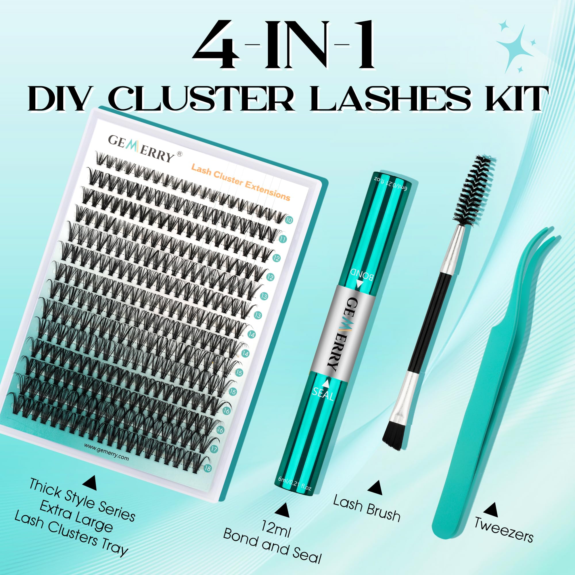 GEMERRY at-home DIY lash kit saves salon time and money