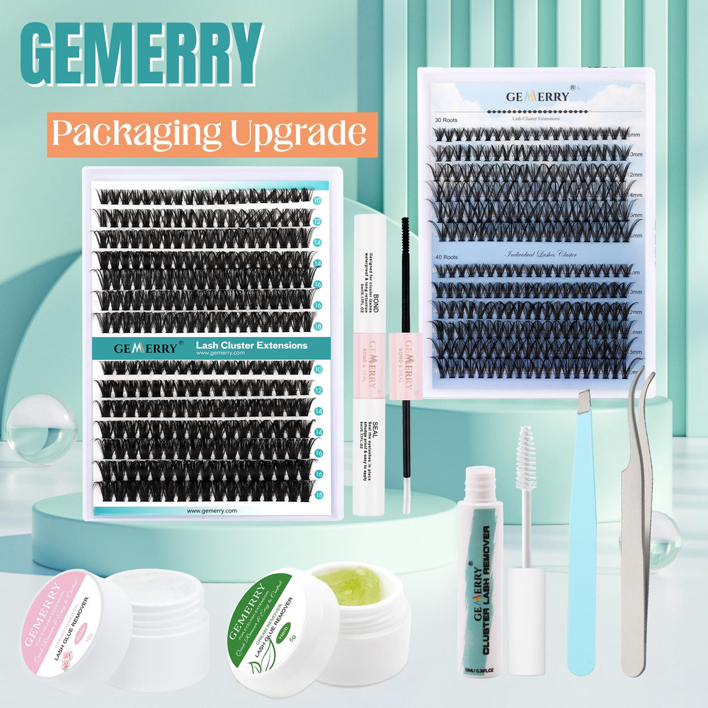 GEMERRY DIY lash kit in use by a beginner.