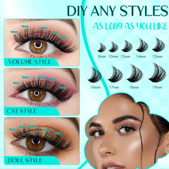 GEMERRY 3D faux mink material for soft, durable lashes.
