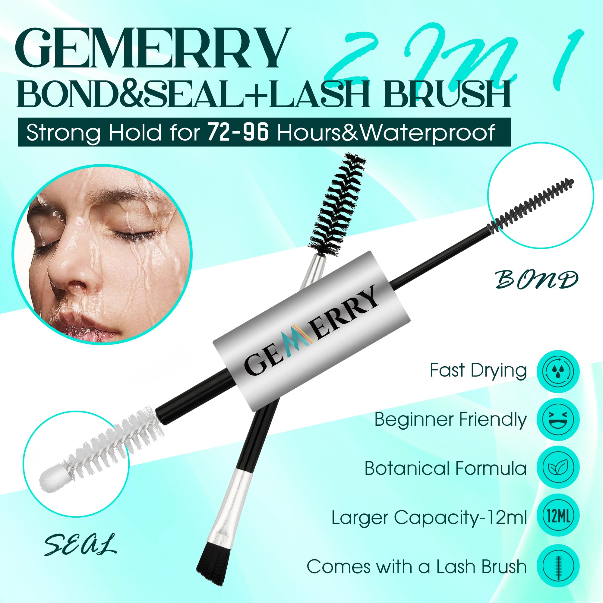 GEMERRY fast drying formula reduces wait time between steps