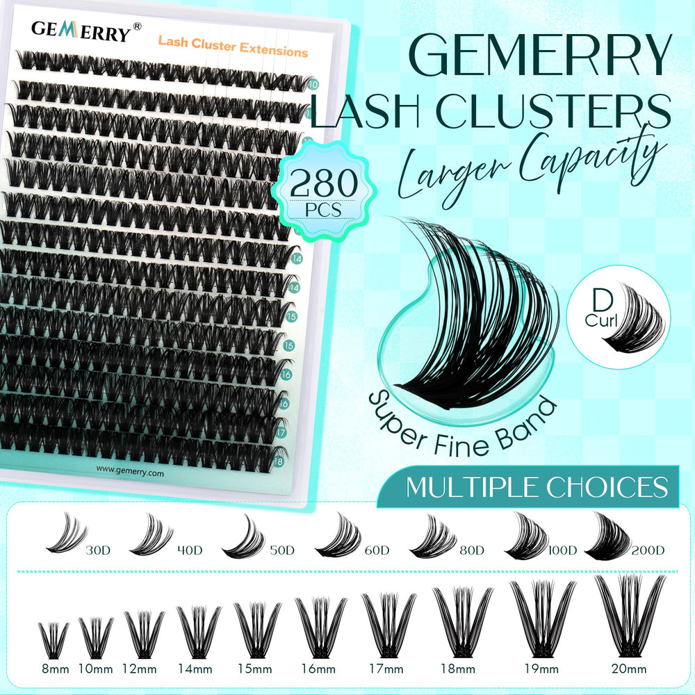 GEMERRY Double high-temperature curl helps lashes stay curled