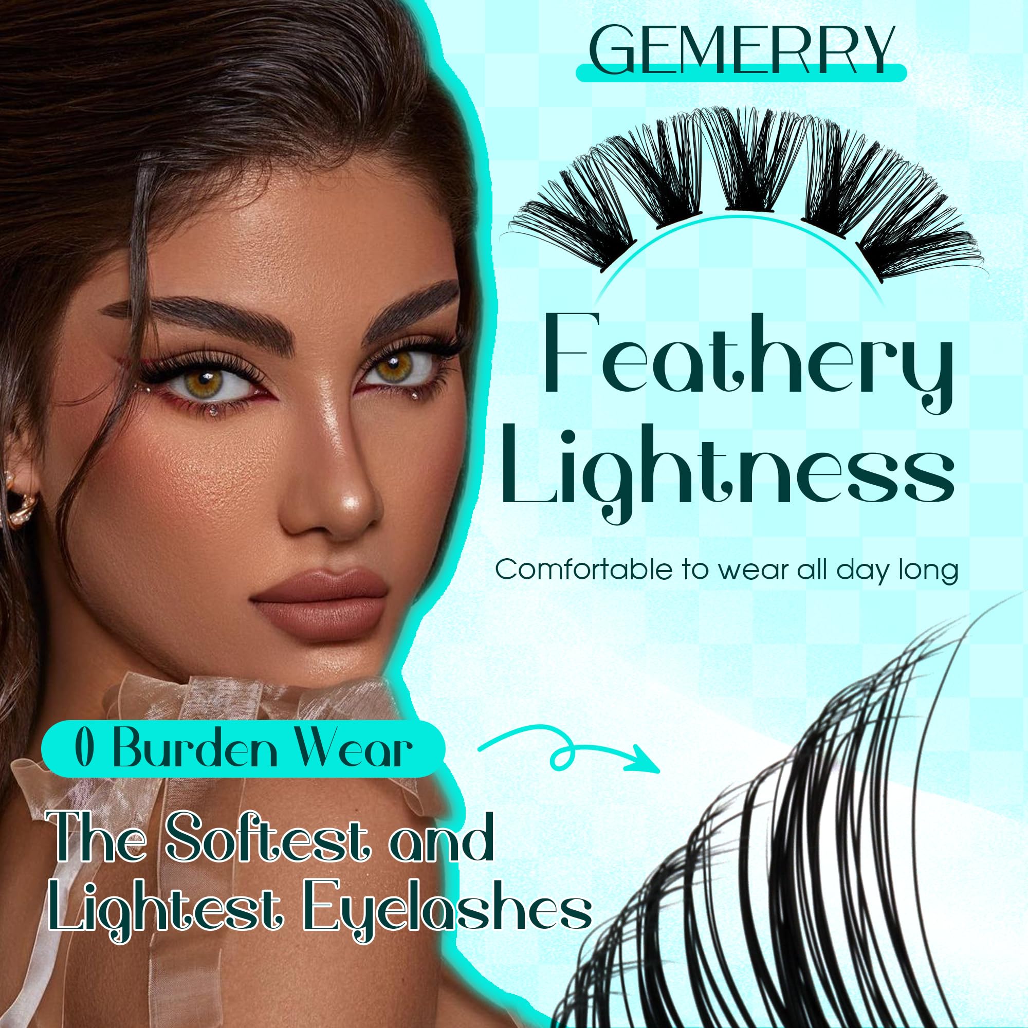 GEMERRY Lash Clusters two styles and nine lengths for customization