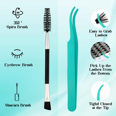 GEMERRY mascara brush helps even glue application for smooth results